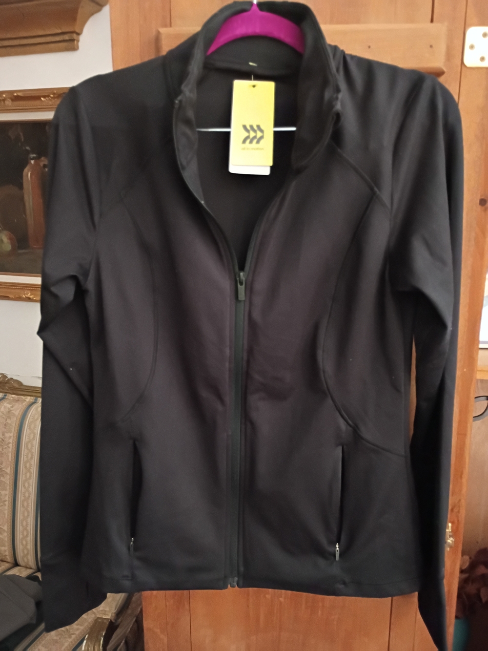 Black Women’s Full-Zip Jacket - Unbranded